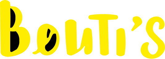 Handwritten logo for Boutis